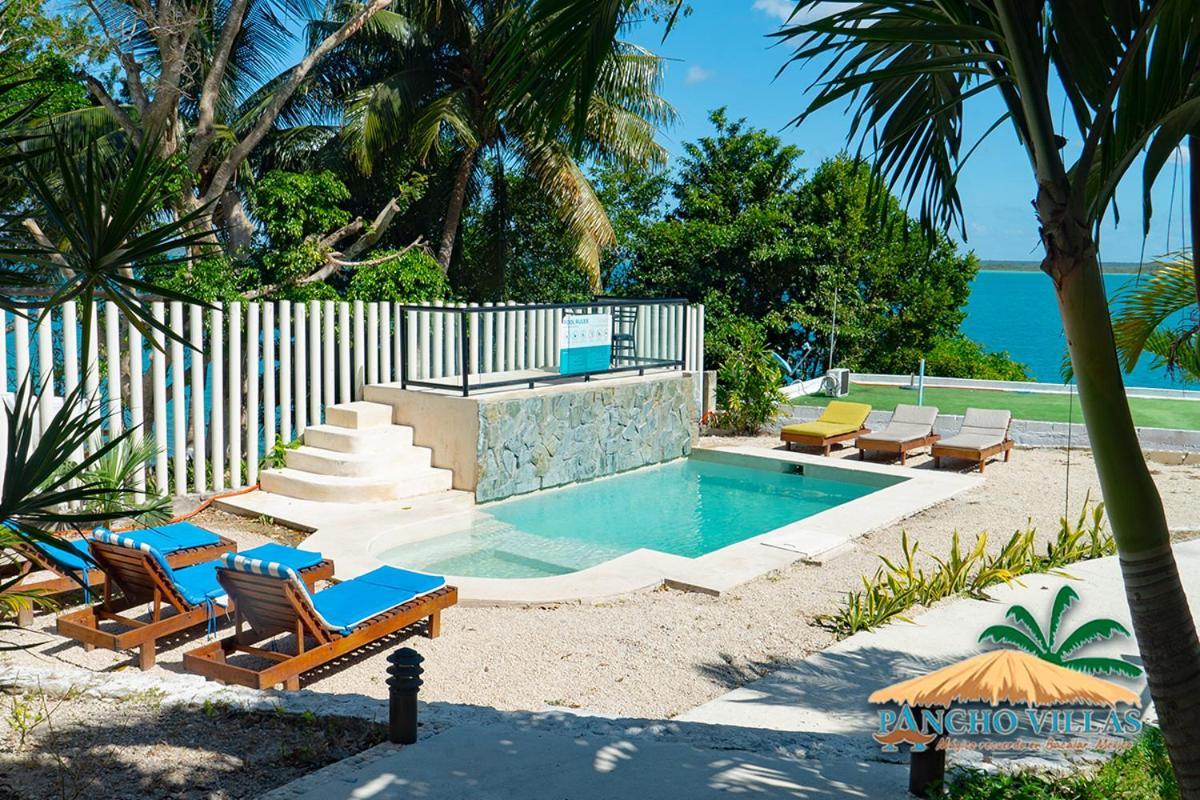 Hotel Pancho Villas Bacalar - Free Bikes And Paddles Extérieur photo