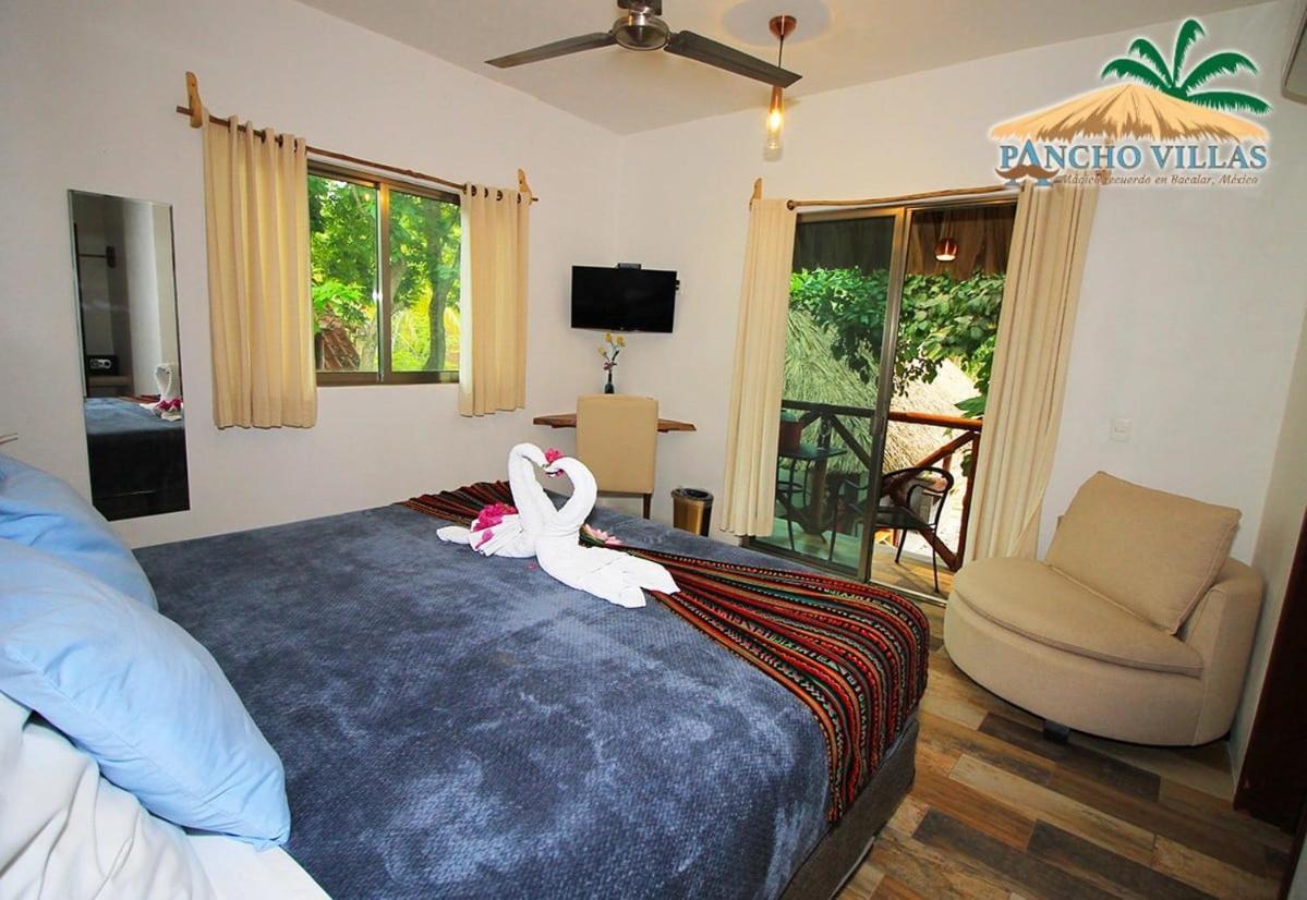 Hotel Pancho Villas Bacalar - Free Bikes And Paddles Extérieur photo